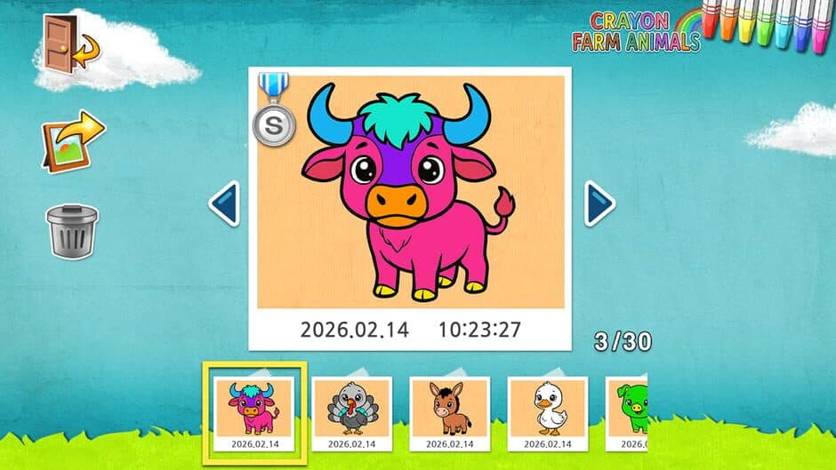 Crayon Farm Animals screenshot