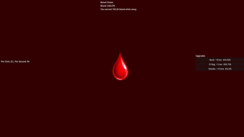 Blood Clicker screenshot