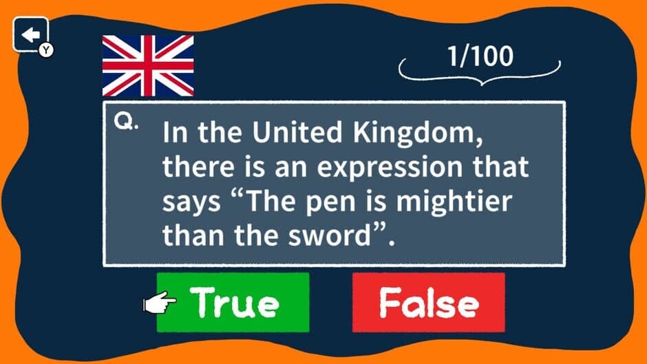Amazing Facts: World Proverbs True or False Quiz screenshot
