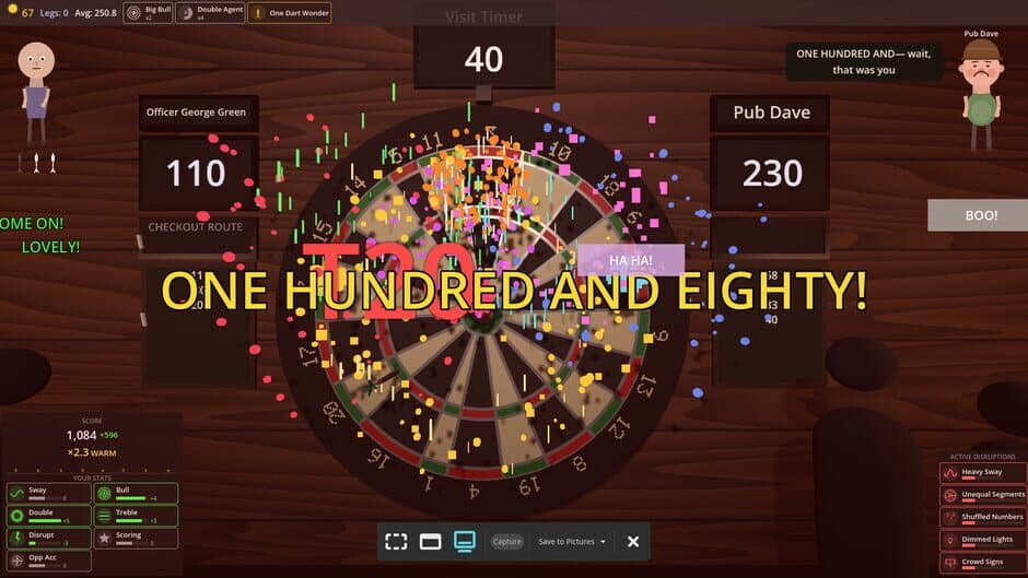 Dorts: A Darts Roguelike screenshot