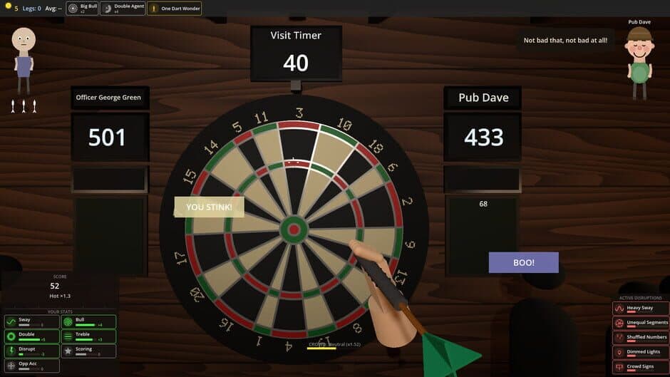 Dorts: A Darts Roguelike screenshot