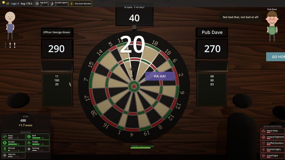 Dorts: A Darts Roguelike screenshot