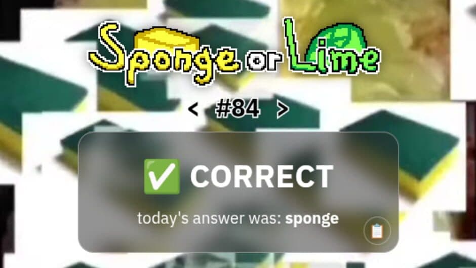 Sponge or Lime screenshot