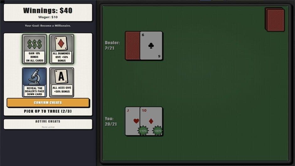 Blackjack: Cheat the House! screenshot