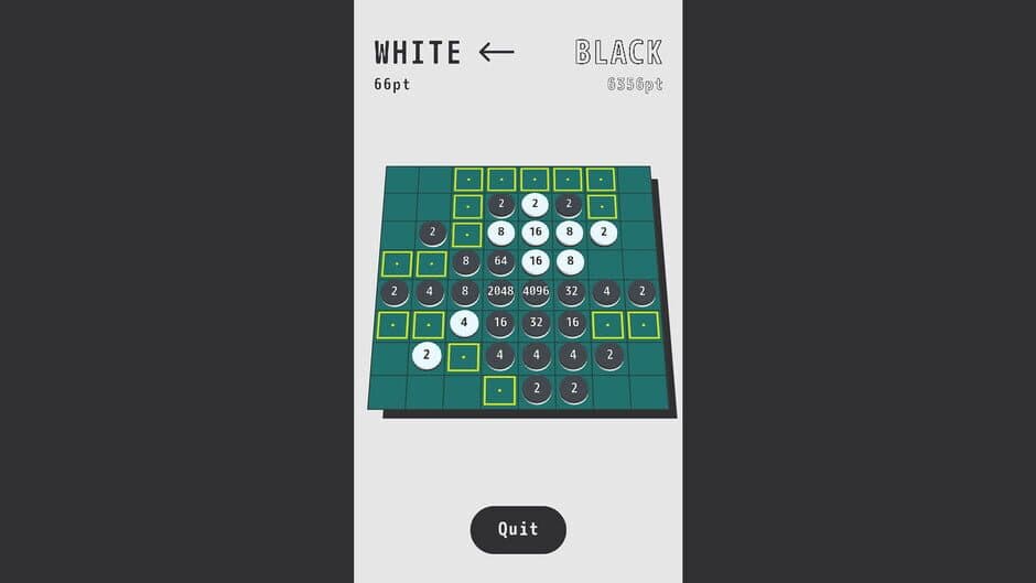 Reversi2048 screenshot