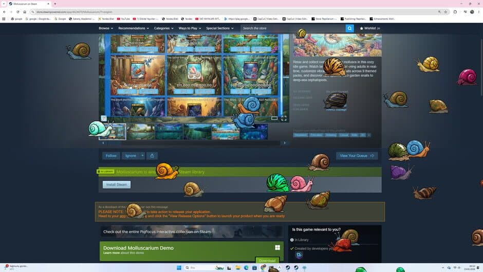 Molluscarium screenshot