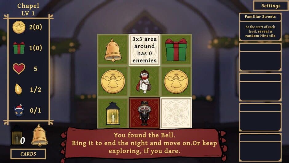 Carol and the Bells: A Cozy Strategy Game screenshot