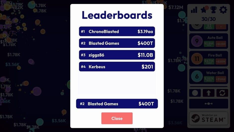 Increbouncer screenshot
