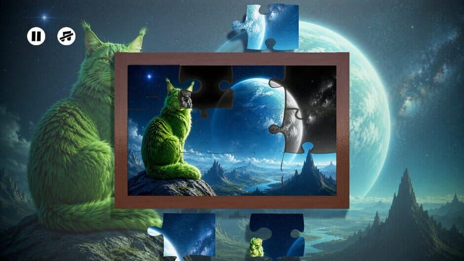 Puzzles: Space Cats screenshot