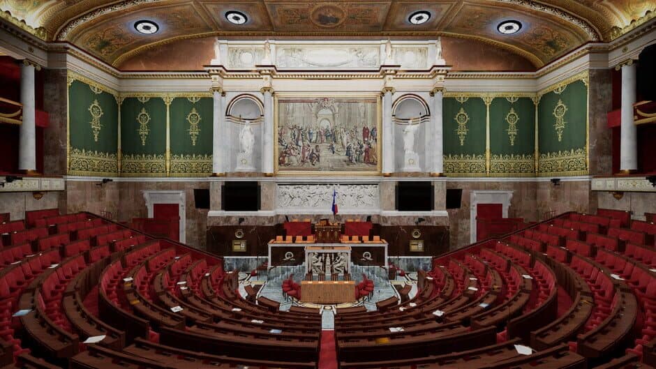 Visite virtuelle de l'Assemblée nationale screenshot