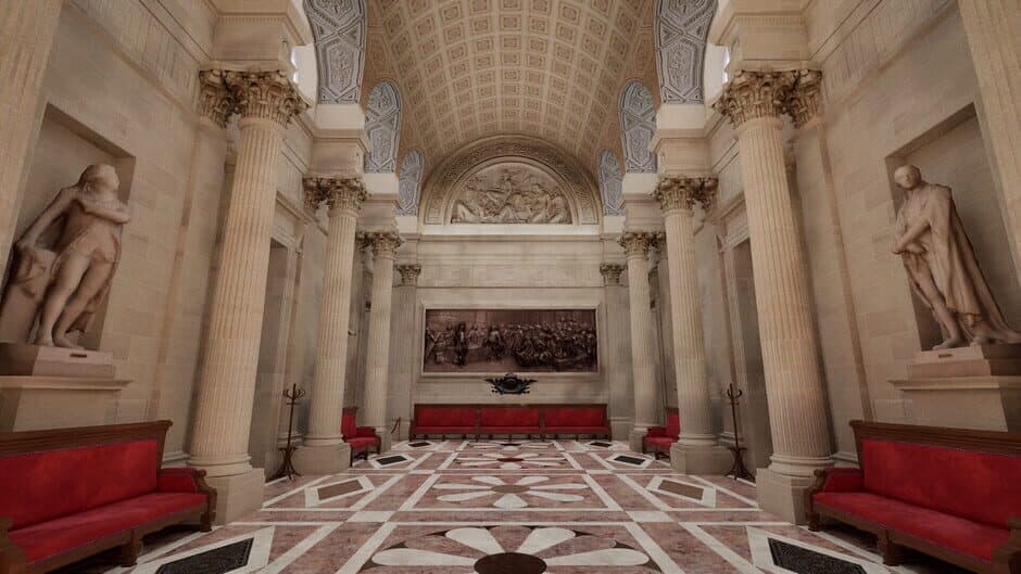 Visite virtuelle de l'Assemblée nationale screenshot