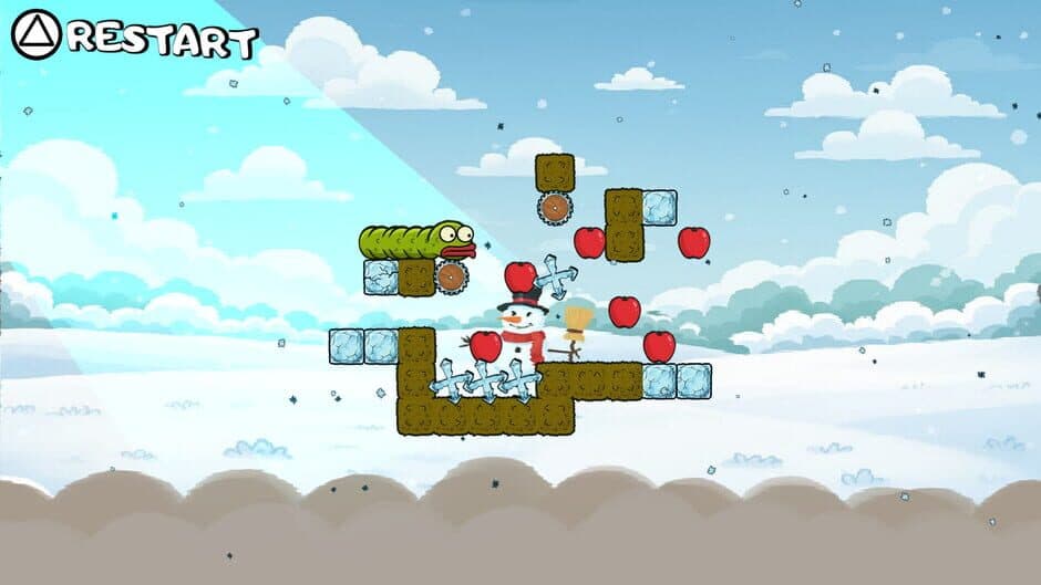 Wriggle Apple 2 screenshot