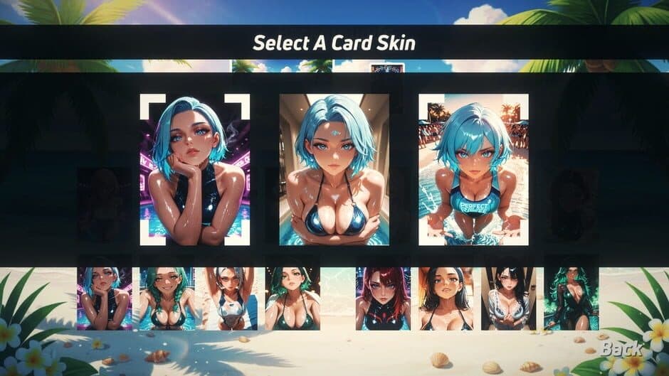 Solitaire Paradise: Anime Bikini Babes screenshot