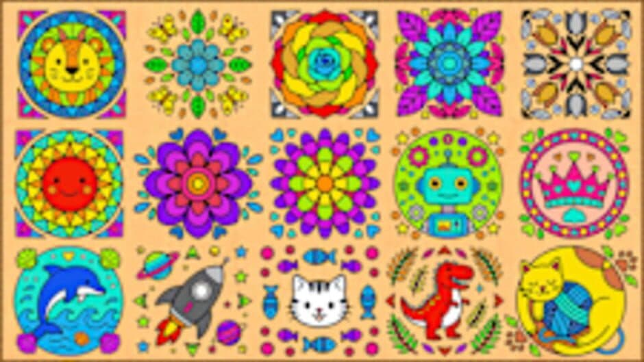 Crayon Mandala screenshot