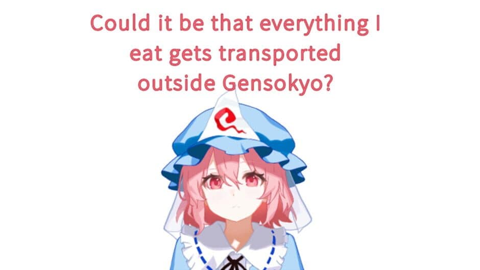 Feeding Yuyuko screenshot