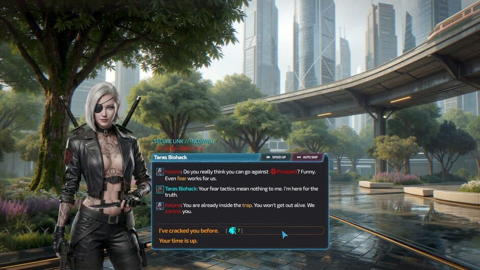 Humanity Echo: Cyberpunk Tactical RPG screenshot