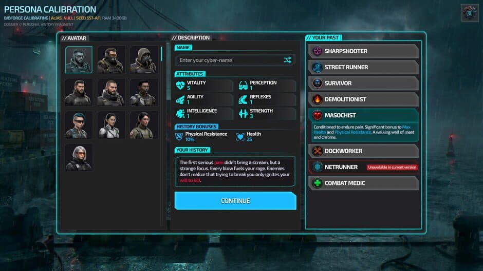 Humanity Echo: Cyberpunk Tactical RPG screenshot