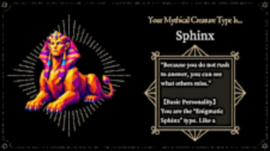 Mythical Creature Personality Quiz: 16 Types screenshot