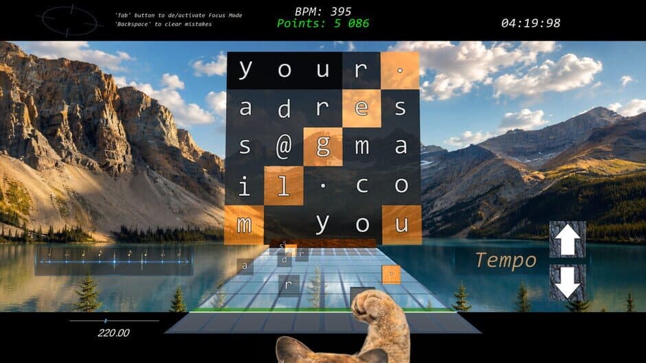RhythmicTypeX screenshot