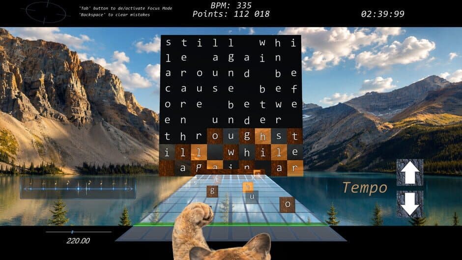 RhythmicTypeX screenshot