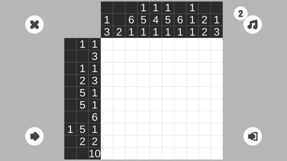 Nonogram screenshot