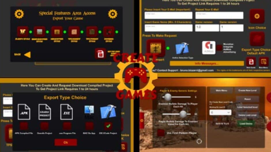 Create Real Games screenshot