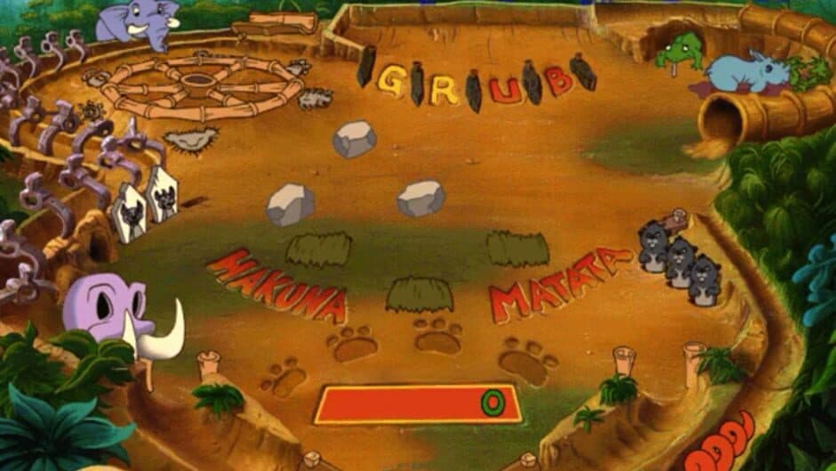 Disney's Hot Shots: Timon and Pumbaa's Jungle Pinball screenshot