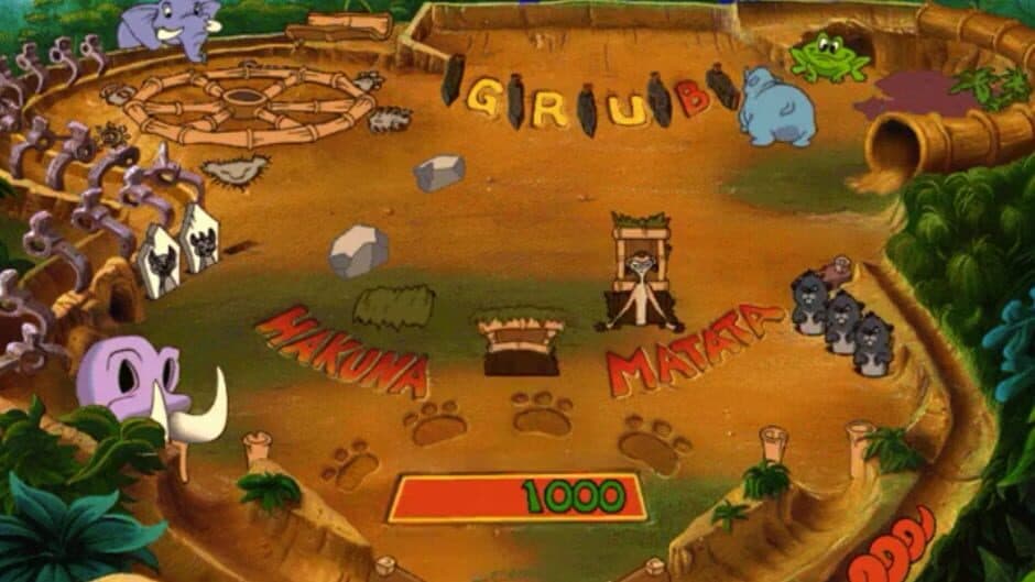 Disney's Hot Shots: Timon and Pumbaa's Jungle Pinball screenshot