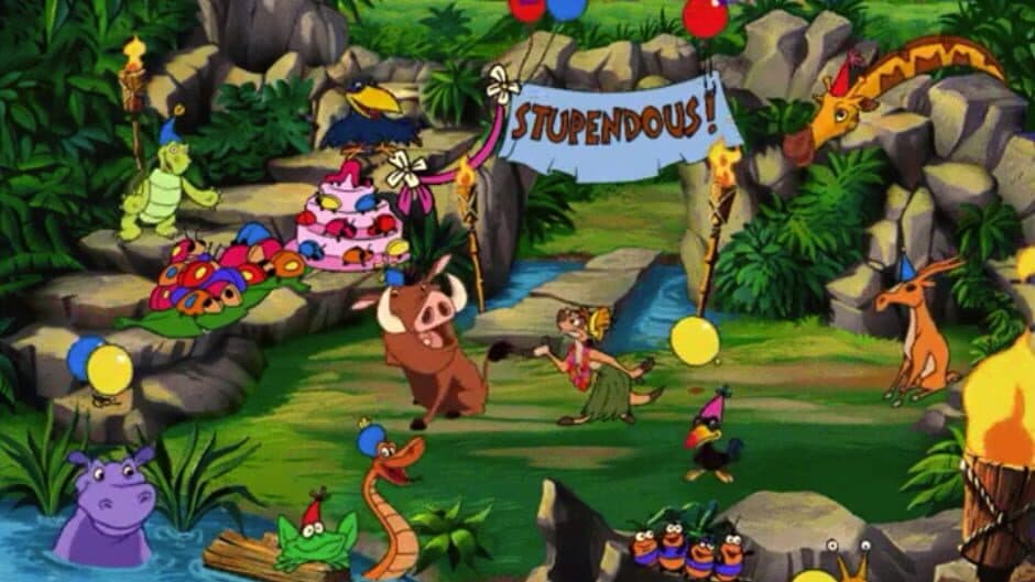 Disney's Hot Shots: Timon and Pumbaa's Jungle Pinball screenshot
