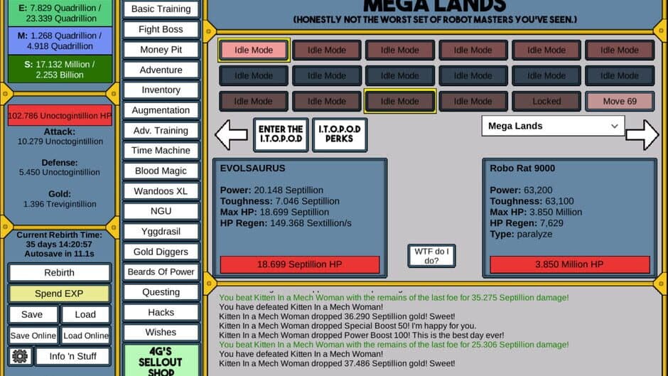 NGU Idle screenshot
