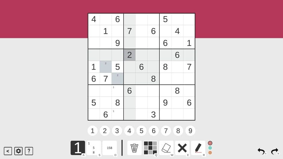Classic Sudoku screenshot
