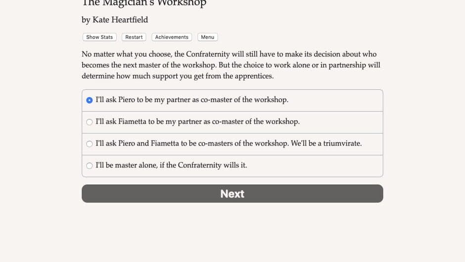 The Magician's Workshop screenshot