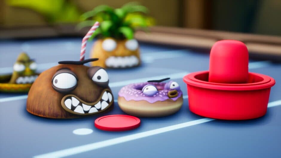 Tropical Air hockey screenshot