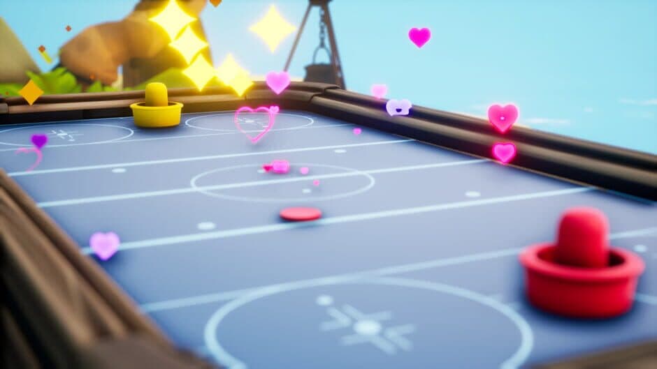 Tropical Air hockey screenshot