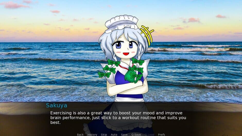 Sakuya Izayoi Gives You Advice and Dabs screenshot