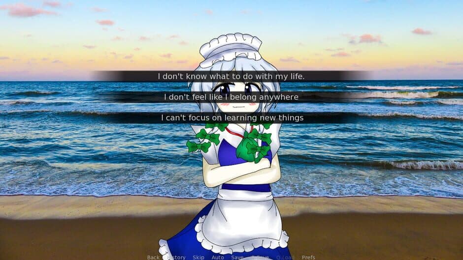 Sakuya Izayoi Gives You Advice and Dabs screenshot