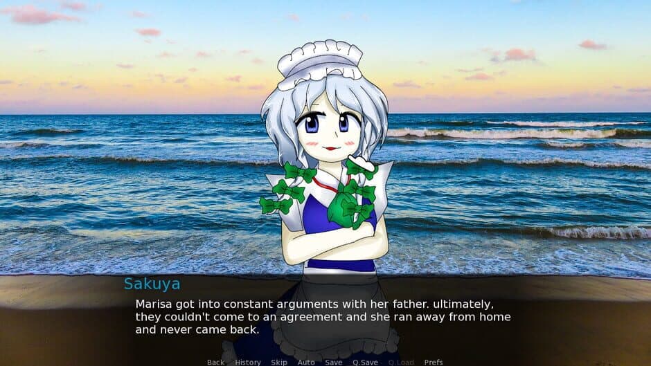 Sakuya Izayoi Gives You Advice and Dabs screenshot