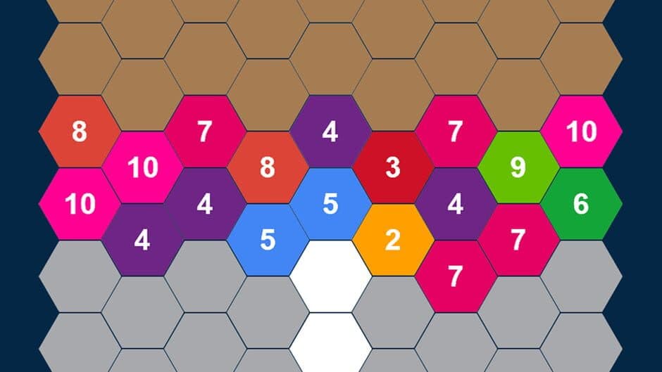 Hexa Attack Puzzle: Shoot n Merge Numbers screenshot