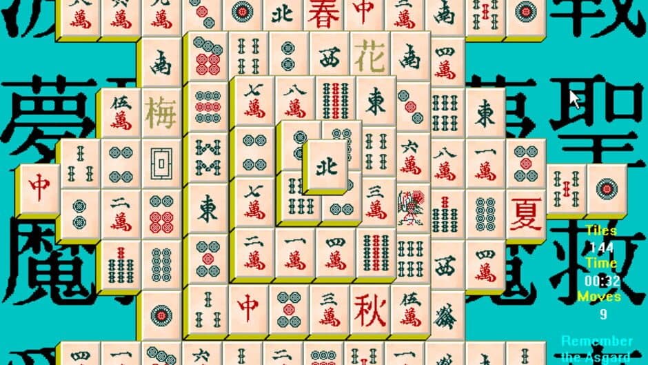 Kyodai Mahjongg screenshot