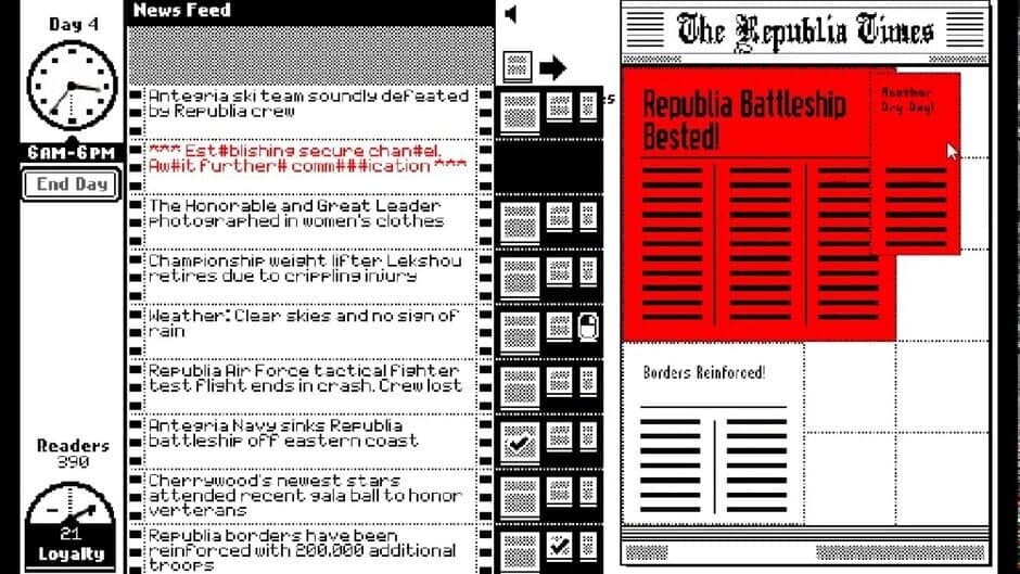 The Republia Times screenshot