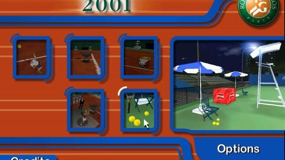 Roland Garros: French Open 2001 screenshot