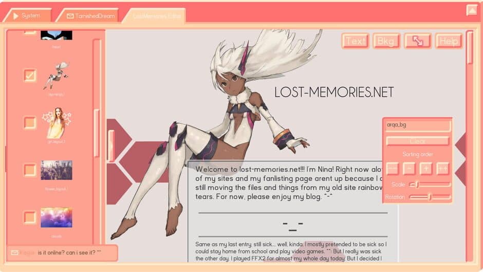 Lost Memories Dot Net screenshot