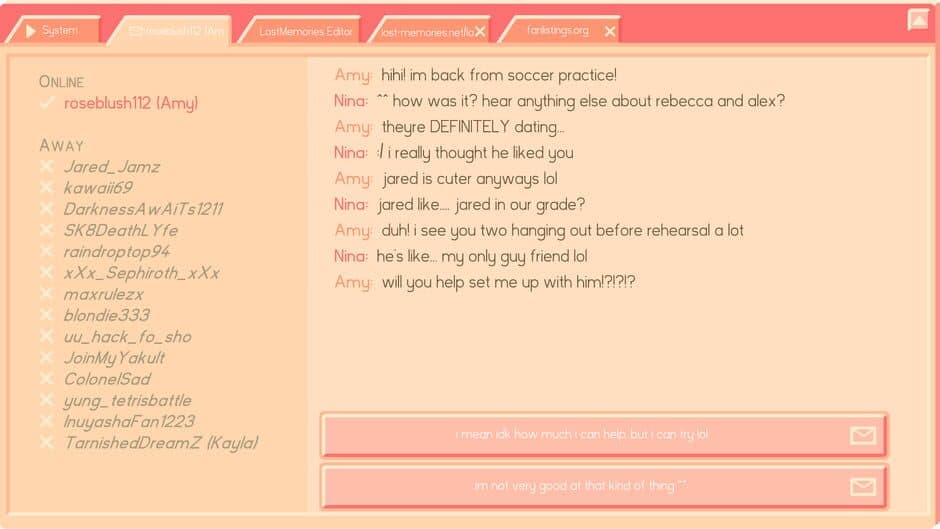 Lost Memories Dot Net screenshot