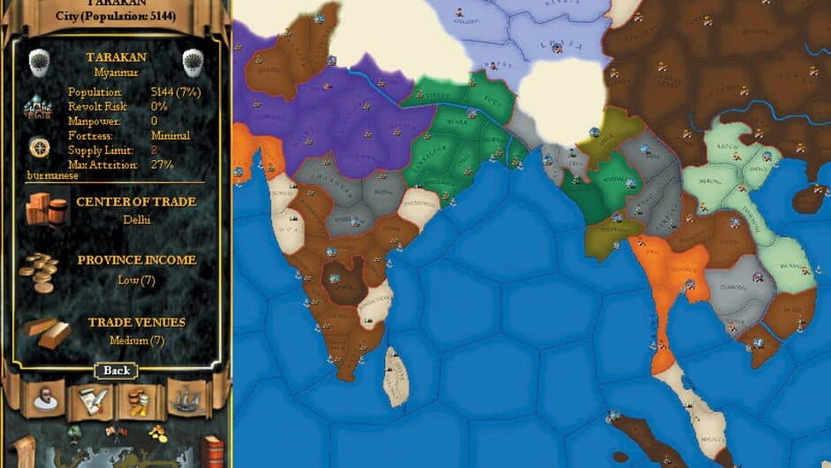Europa Universalis II screenshot