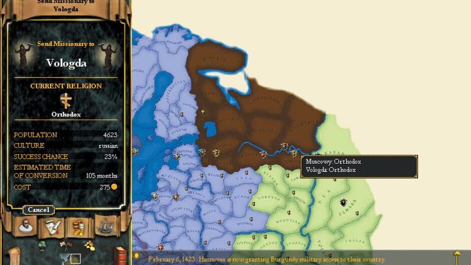 Europa Universalis II screenshot