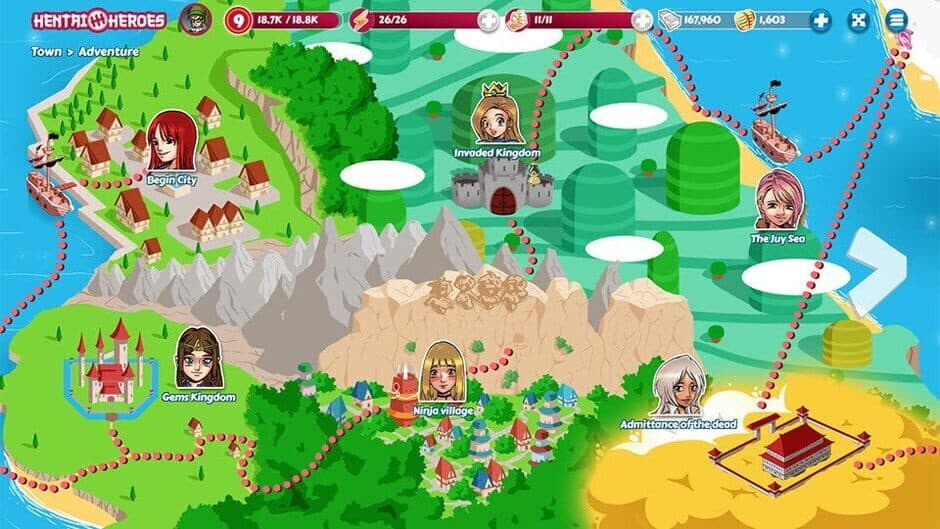 Hentai Heroes screenshot
