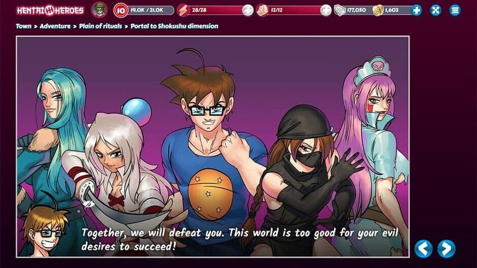 Hentai Heroes screenshot