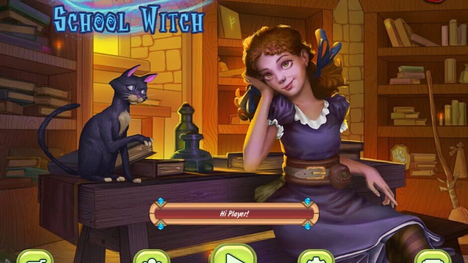 Sweet Solitaire: School Witch screenshot