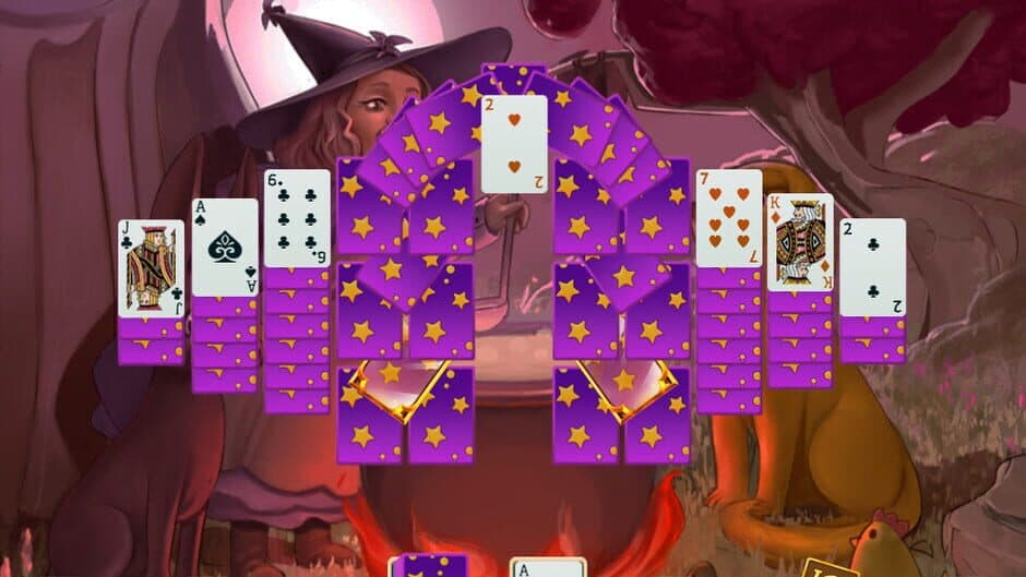 Sweet Solitaire: School Witch screenshot