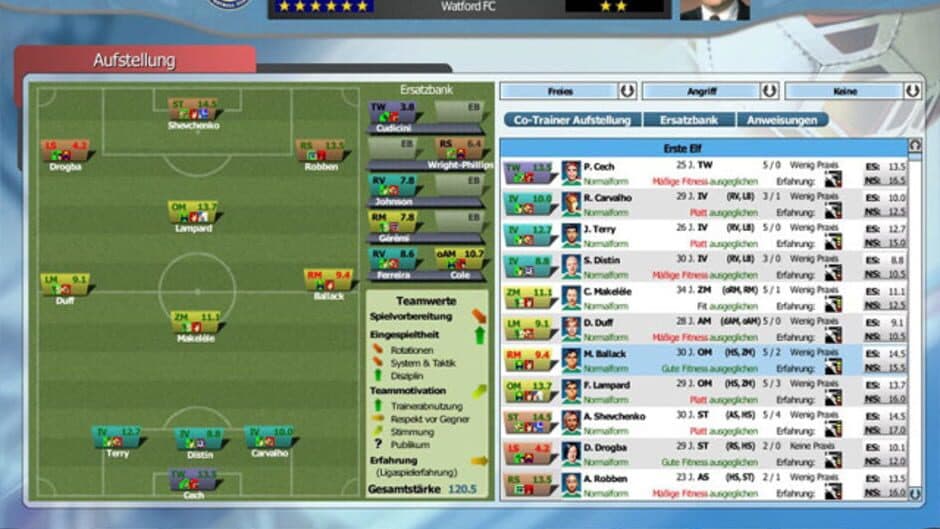 Anstoss 2007 screenshot